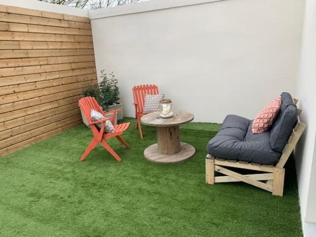 Les Jardins Avec Terrasse Amiens Exterior foto